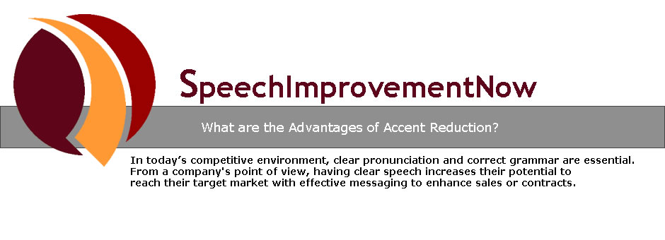 Accent modification Speech conditions Pronunciations intonation